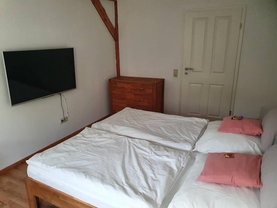 Kornhaus - Schoene Ferienwohnung Mit Pool, Kamin Und Terrasse Getynga Zewnętrze zdjęcie