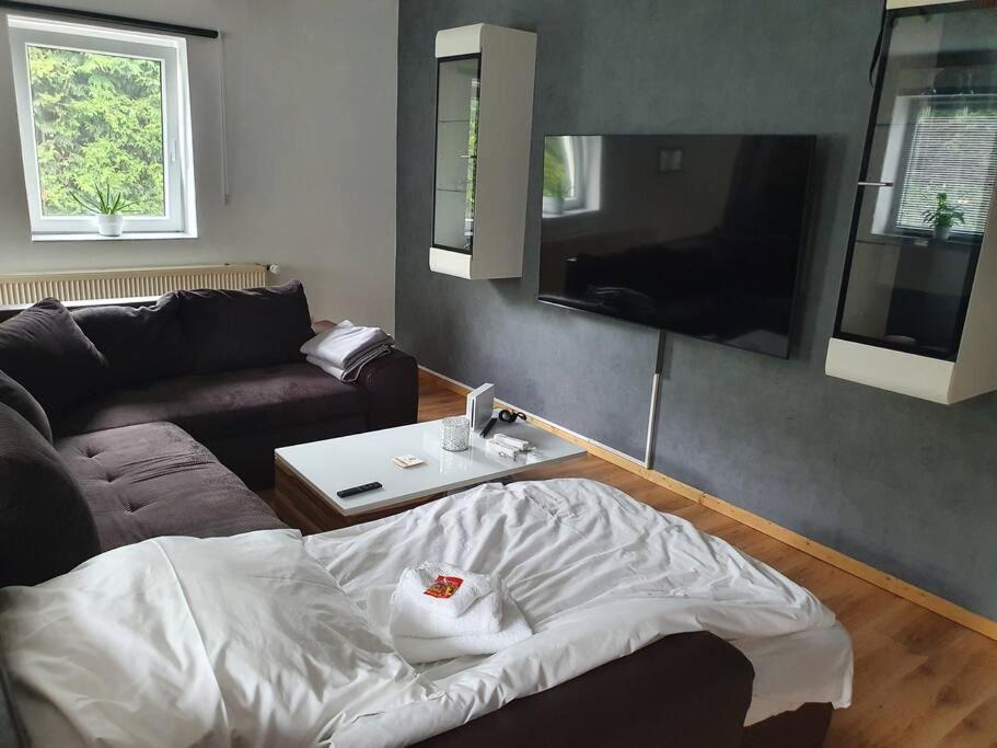 Kornhaus - Schoene Ferienwohnung Mit Pool, Kamin Und Terrasse Getynga Zewnętrze zdjęcie